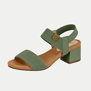 SANDALIA MODARE SALTO ALTO ACTIVE VERDE FEMININA ADULTO