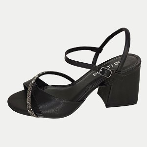 SANDALIA VIA SCARPA SALTO ALTO ACTIVE FEMININA ADULTO