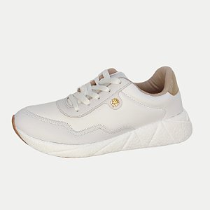 TÊNIS MODARE CASUAL BRANCO COM CADARÇO FEMININO ADULTO