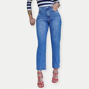 CALÇA MAC JEANS BRUTO MOM FEMININA ADULTO