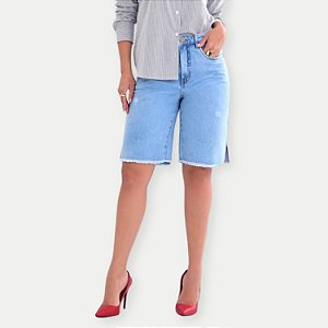 BERMUDA MAC JEANS BRUTO COMFORT FEMININA ADULTO