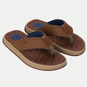 CHINELO GRENDENE DEDO CARTAGO NAPOLES MARROM MASCULINO