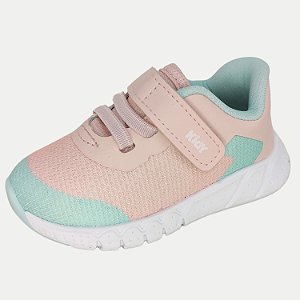 TÊNIS KIDY EQUILIBRIO RUNNING NUDE E VERDE FEMININO INFANTIL