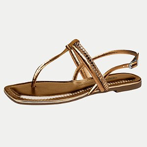 SANDALIA DAKOTA RASTEIRA BRONZE FEMININA ADULTO