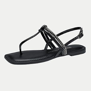 SANDALIA DAKOTA RASTEIRA  PRETO FEMININA ADULTO