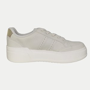 TÊNIS KOLOSH CASUAL COM CADARÇO CREME FEMININO ADULTO