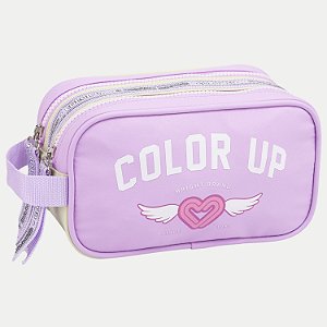 ESTOJO SEANITE COLOR UP 2 ZIPER  27020-P (CORES SORTIDAS)