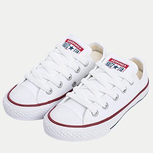 TÊNIS CONVERSE CASUAL LONA  BRANCO UNISSEX INFANTIL