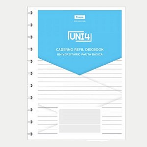 PAPEL FORONI BLOCO REFIL DISCKBOOK 60FLS 90G/M² UNIVERSITARIO  27230-P