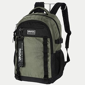 MOCHILA UP4YOU ESPAÇO NOTEBOOK COM CHAVEIRO VERDE  280620-P