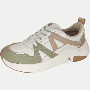 TÊNIS MODARE CASUAL COM CADARÇO BICOLOR FEMININO ADULTO