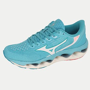 TÊNIS MIZUNO WAVE LEGEND 4 AZUL CELESTE FEMININO ADULTO