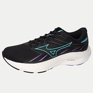 TÊNIS MIZUNO JET 8 RUNNING PRETO FEMININO ADULTO