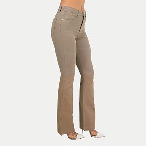 CALÇA SHOT BRIM E ELASTANO BOOTCUT CAQUE FEMININA ADULTO