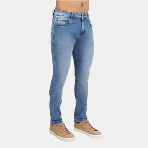 CALÇA SHOT JEANS E ELASTANO SLIM MASCULINA