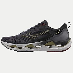 TÊNIS MIZUNO WAVE STRATOS 3 AZUL MARINHO MASCULINO ADULTO
