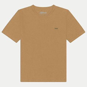 CAMISETA FICO MC COMFORT LISA BD GOLA REDONDA BEGE MASCULINO ADULTO