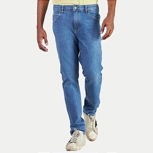 CALÇA LEE JEANS E ELASTANO SKINNY LAVAGEM MEDIA MASCULINA ADULTO