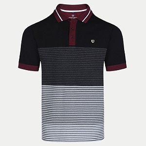 POLO ENRICO ROSSI MANGA CURTA COMFORT ALGODÃO COM POLIESTER MASCULINO ADULTO