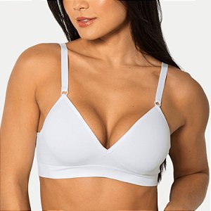 SOUTIEN TRIFIL BOJO MICROFIBRA BRANCO FEMININO ADULTO