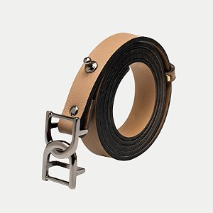 CINTO DAKOTA DE COURO MARROM FEMININO ADULTO