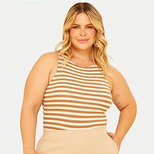 BLUSA CHESS REGATA  MISTA LISTRADA FEMININA ADULTO (CORES SORTIDAS) 290110-P
