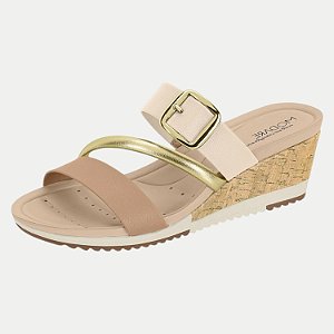 TAMANCO MODARE ANABELA MEDIO CREME FEMININO ADULTO