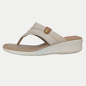 TAMANCO MODARE ANABELA BAIXO CREME FEMININO ADULTO