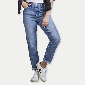 CALÇA LEE JEANS BRUTO MOM FEMININA ADULTO