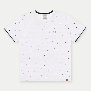 CAMISETA ALAKAZOO MANGA CURTA COMFORT MALHA ESTAMPADA MASCULINA INFANTIL