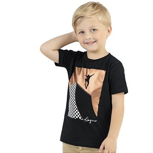 CAMISETA ANGERO MANGA CURTA COMFORT ALGODÃO SILKADA MASCULINA INFANTIL