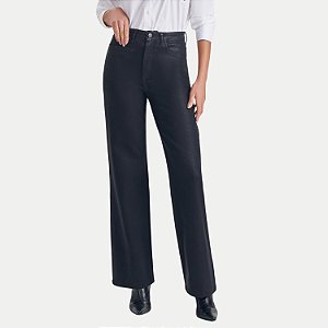 CALÇA DOCE TRAMA BRIM COM ELASTANO PRETO COMFORT FEMININA ADULTO