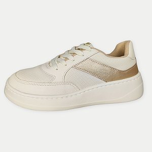 TÊNIS MODARE CASUAL COM CADARÇO OFFWHITE FEMININO ADULTO