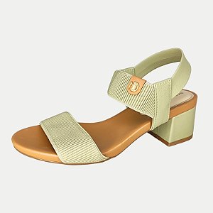 SANDALIA MODARE SALTO ALTO ACTIVE VERDE CLARO FEMININA ADULTO