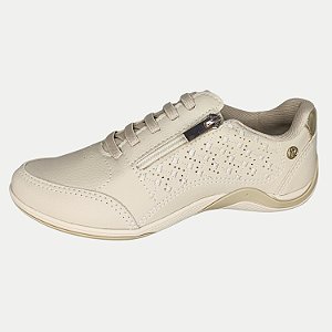 TÊNIS KOLOSH CASUAL COM CADARÇO CREME FEMININO ADULTO