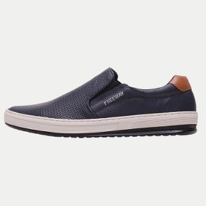 TÊNIS FREE WAY CASUAL INPUT IATE COURO AZUL MARINHO MASCULINO ADULTO
