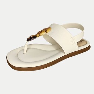 SANDALIA MODARE RASTEIRA OFFWHITE FEMININA ADULTO