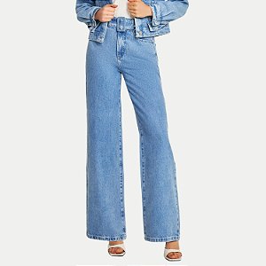 CALÇA DOCE TRAMA JEANS BRUTO COMFORT FEMININA ADULTO