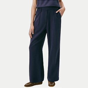 CALÇA HERING POLIESTER ALFAIATARIA AZUL MARINHO FEMININA ADULTO