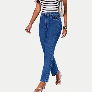 CALÇA MAX DENIM JEANS COM ELASTANO COMFORT FEMININA ADULTO