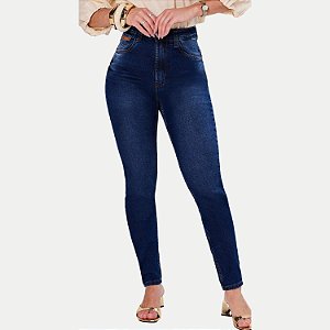 CALÇA MAX DENIM JEANS COM ELASTANO SKINNY FEMININA ADULTO