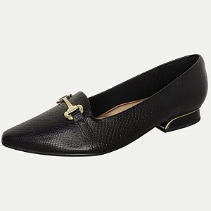 SAPATO PICCADILLY SALTO BAIXO ACTIVE PRETO FEMININO ADULTO