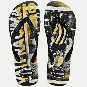 CHINELO HAVAIANAS TOP ATHETIC DE DEDO PRETO MASCULINO ADULTO