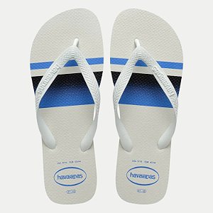 CHINELO HAVAIANAS TOP BASIC DE DEDO BRANCO MASCULINO ADULTO