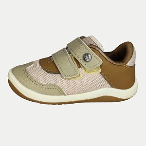 TÊNIS KIDY COLORS CASUAL COM VELCRO MARROM MASCULINO INFANTIL