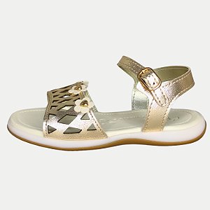 SANDALIA KIDY BABY EQUILIBRIO STREET DOURADO FEMININA INFANTIL