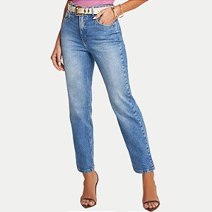 CALÇA DOCE TRAMA JEANS MÉDIO COM ELASTANO COMFORT FEMININA ADULTO