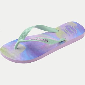 CHINELO HAVAIANAS TOP FASHION DE DEDO LILAS FEMININO ADULTO