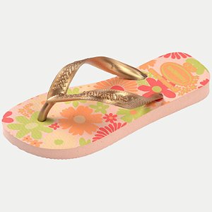 CHINELO HAVAIANAS KIDS FLORES DE DEDO ROSA FEMININO INFANTIL