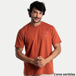CAMISETA MARESIA MANGA CURTA COMFORT ALGODÃO SILKADA MASCULINA ADULTO (CORES SORTIDAS) 292827-P